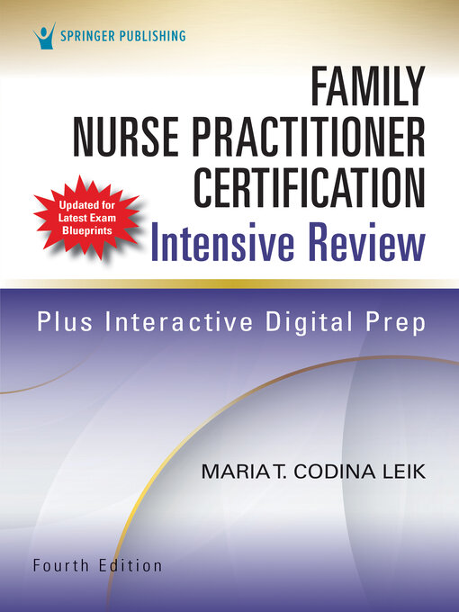 Cover image for Family Nurse Practitioner Certification Intensive Review